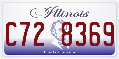 IL license plate C728369