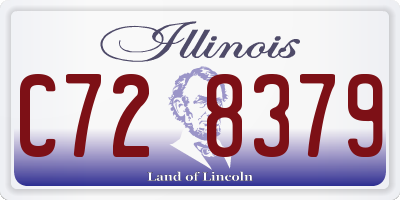 IL license plate C728379