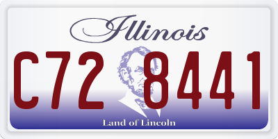 IL license plate C728441
