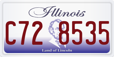 IL license plate C728535