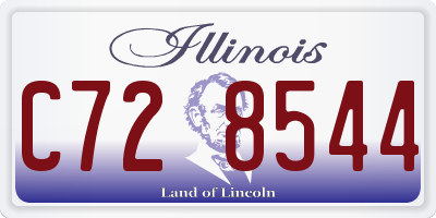 IL license plate C728544
