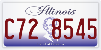 IL license plate C728545