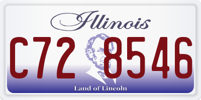 IL license plate C728546