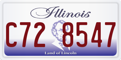 IL license plate C728547