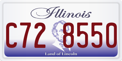 IL license plate C728550