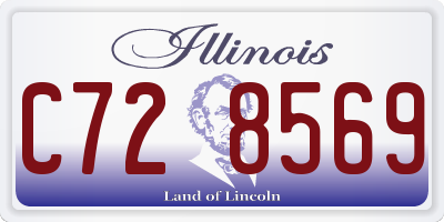 IL license plate C728569