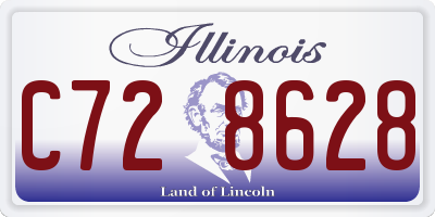 IL license plate C728628