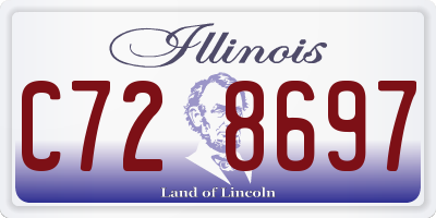 IL license plate C728697
