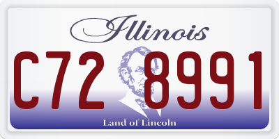 IL license plate C728991