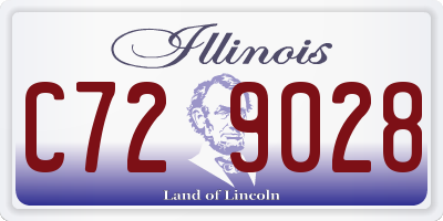 IL license plate C729028