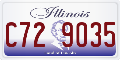 IL license plate C729035