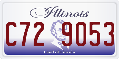 IL license plate C729053