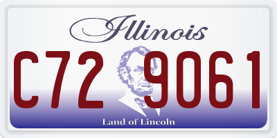 IL license plate C729061