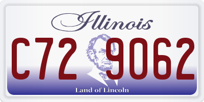 IL license plate C729062
