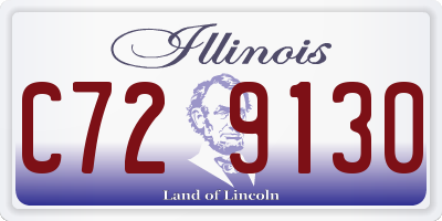 IL license plate C729130
