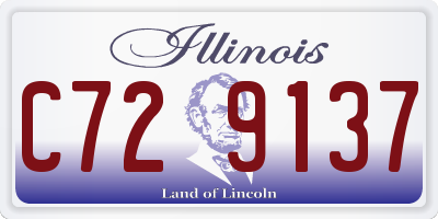 IL license plate C729137