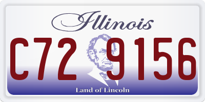 IL license plate C729156