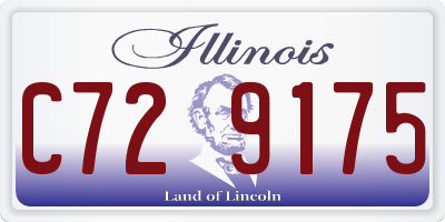 IL license plate C729175