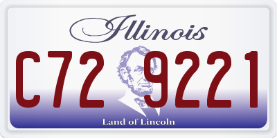 IL license plate C729221