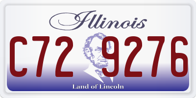 IL license plate C729276