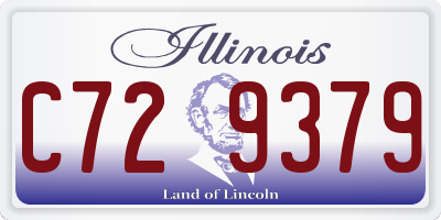 IL license plate C729379