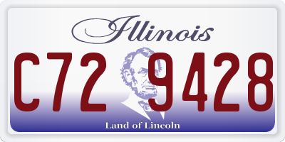 IL license plate C729428