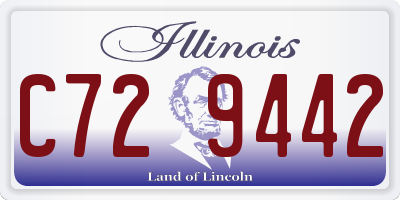 IL license plate C729442