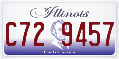 IL license plate C729457
