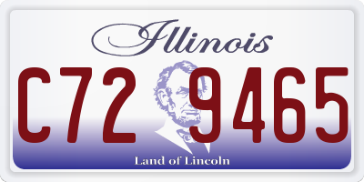 IL license plate C729465