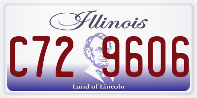 IL license plate C729606