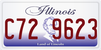 IL license plate C729623