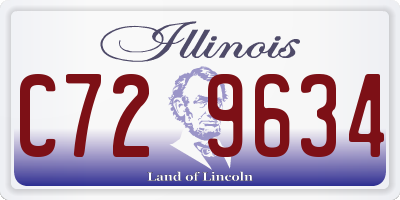 IL license plate C729634