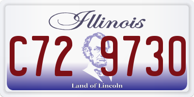 IL license plate C729730