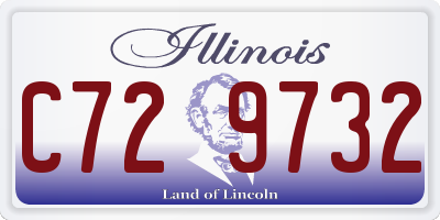 IL license plate C729732