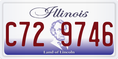 IL license plate C729746