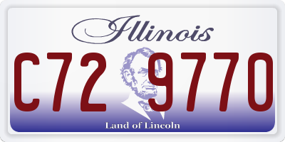 IL license plate C729770