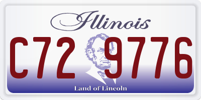 IL license plate C729776