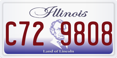 IL license plate C729808