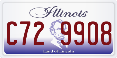 IL license plate C729908