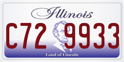 IL license plate C729933