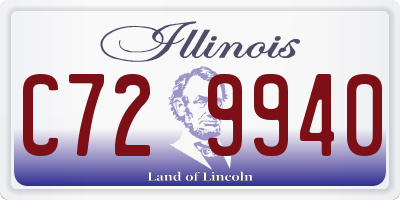 IL license plate C729940