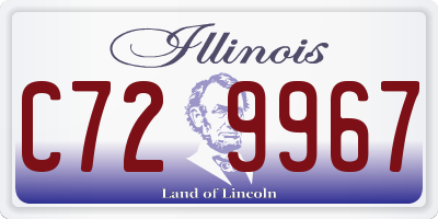 IL license plate C729967