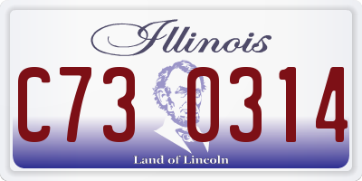 IL license plate C730314