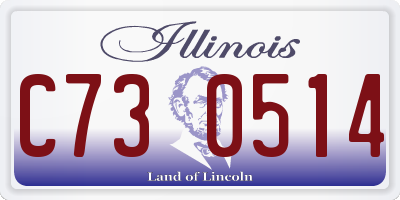 IL license plate C730514