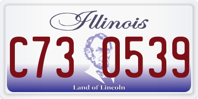 IL license plate C730539