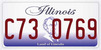 IL license plate C730769