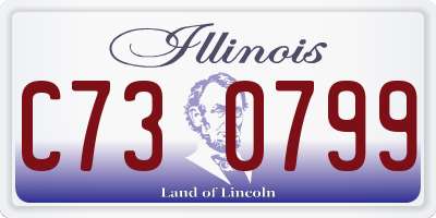 IL license plate C730799