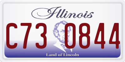 IL license plate C730844