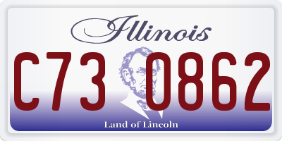 IL license plate C730862