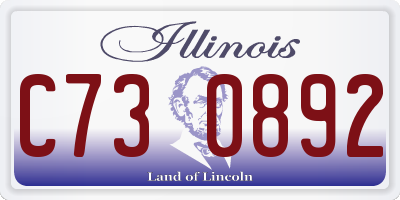 IL license plate C730892